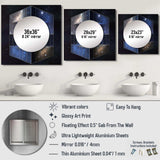 Block Universe Theory Space Galaxy - Astronomy & Space Wall Mirror