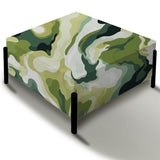 Rebel Soul - Upholstered Camouflage Vanity Stool - Modern Ottoman