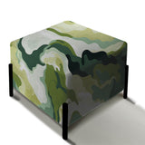 Rebel Soul - Upholstered Camouflage Vanity Stool - Modern Ottoman