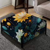 Inner Balance Pursuit Mediation - Upholstered Floral Vanity Stool - Bohemian
