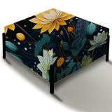 Inner Balance Pursuit Mediation - Upholstered Floral Vanity Stool - Bohemian