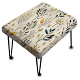 Minimalist Nature - Upholstered Floral Vanity Stool - Bohemian