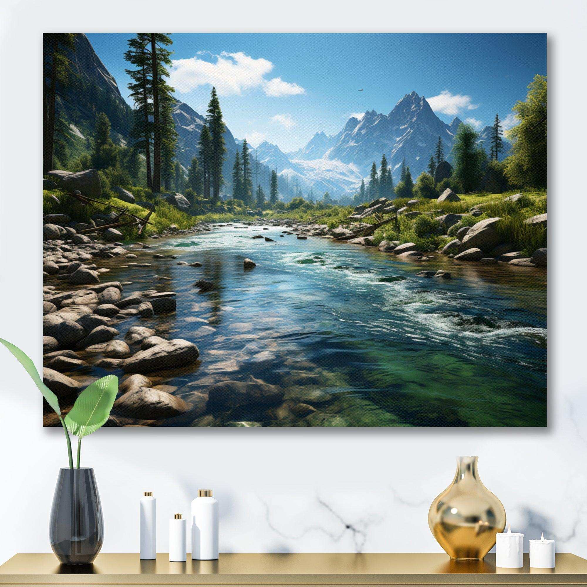 USA Yosemite National Park Landscape III - Landscapes Canvas Wall Art