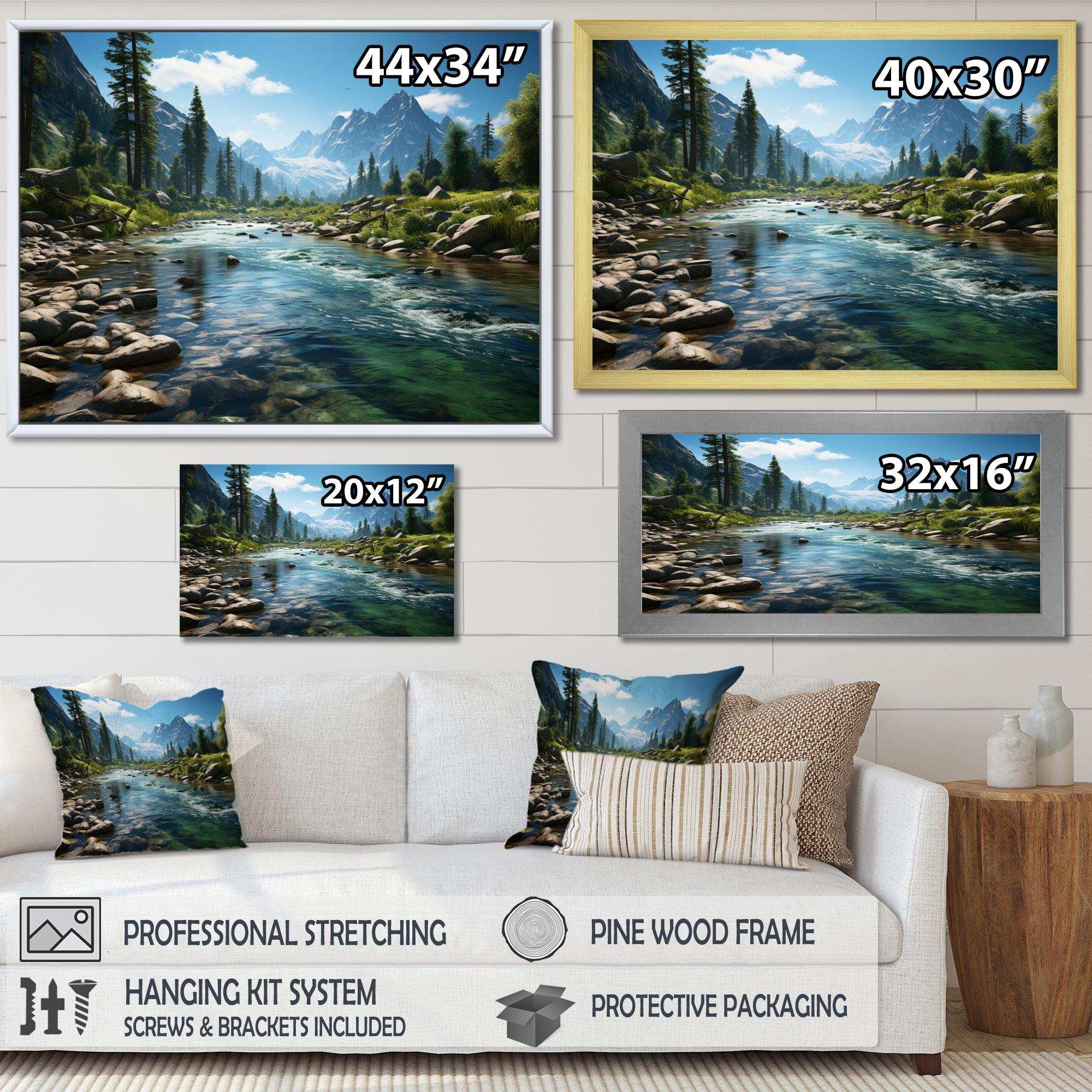 USA Yosemite National Park Landscape III - Landscapes Canvas Wall Art