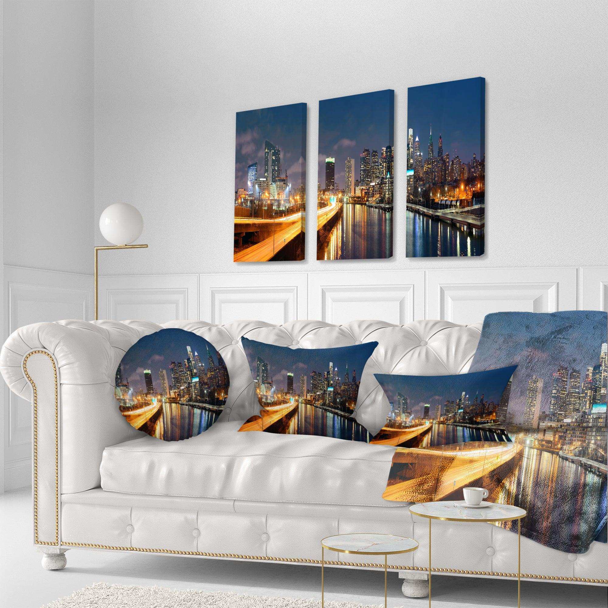 Philadelphia Skyline at Night Multi-Panels