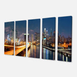 Philadelphia Skyline at Night Multi-Panels