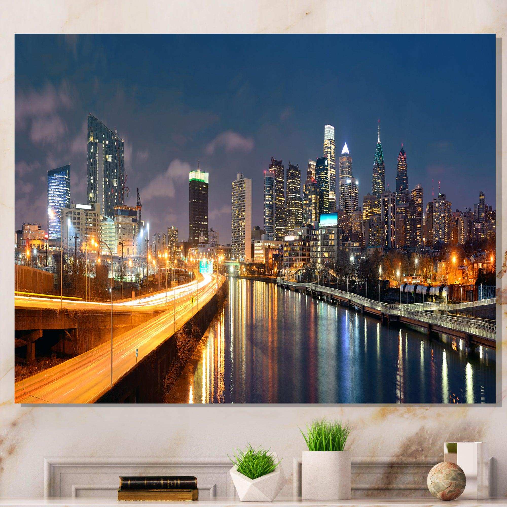 Philadelphia Skyline at Night