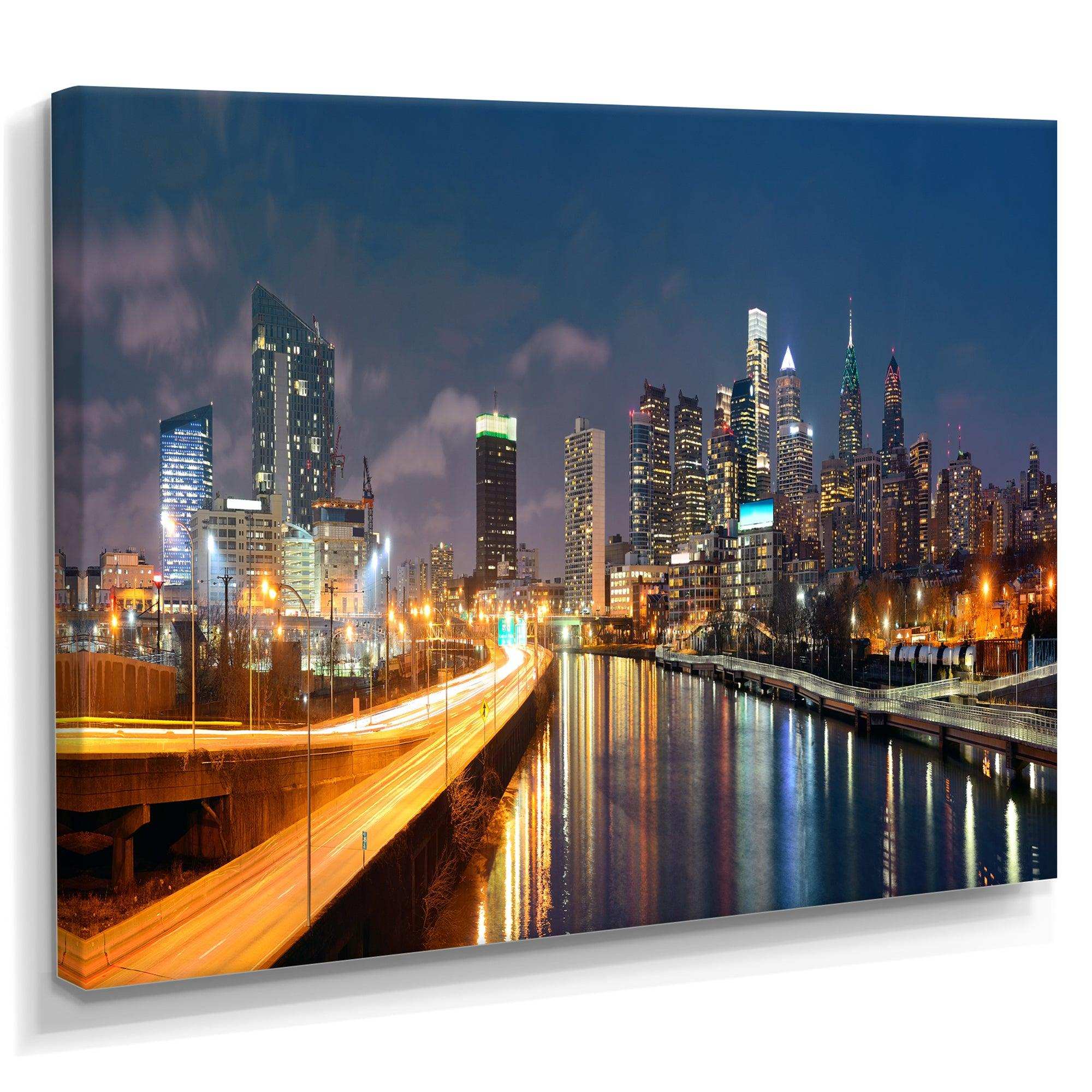Philadelphia Skyline at Night