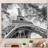 Black and White View of Paris Paris Eiffel Tower