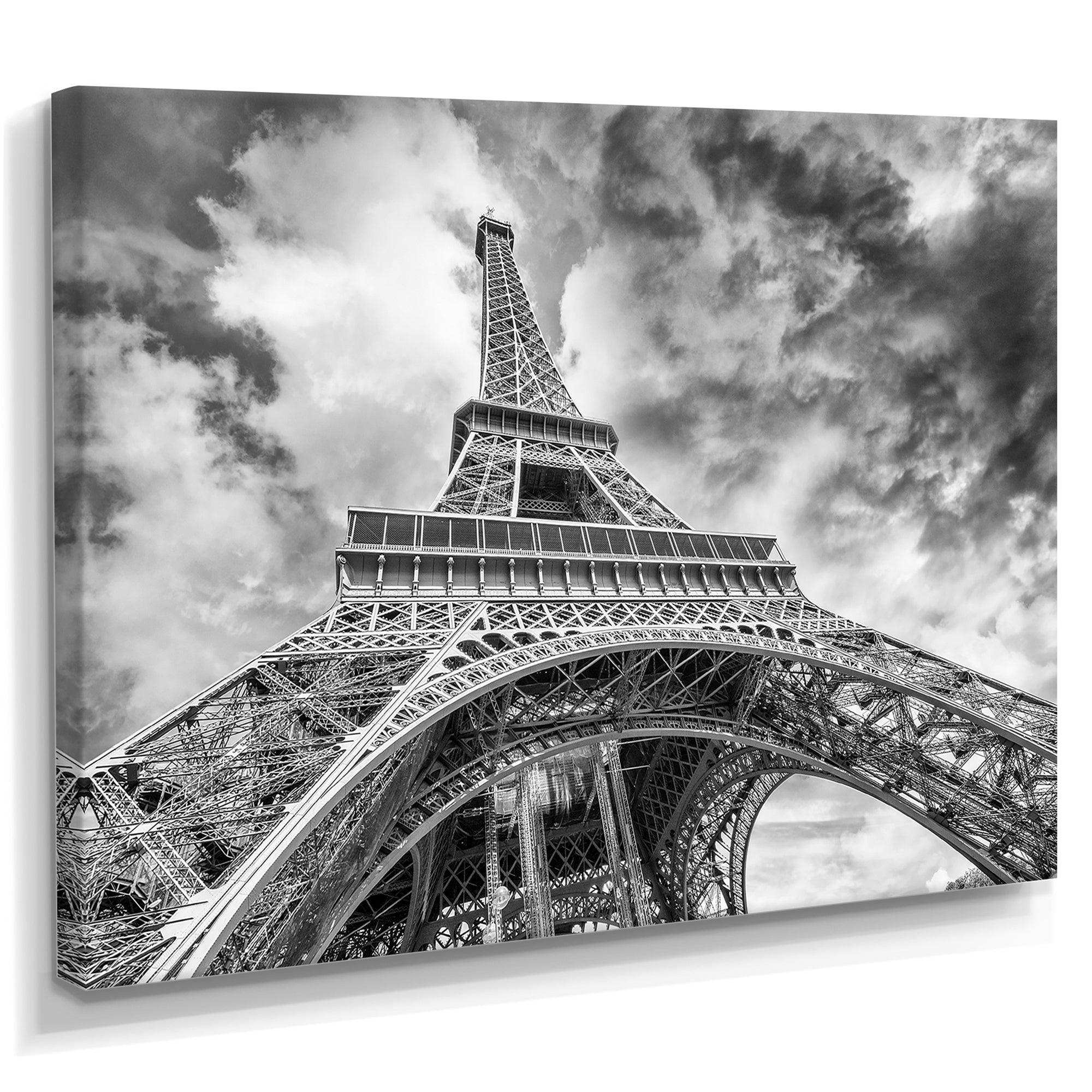 Black and White View of Paris Paris Eiffel Tower