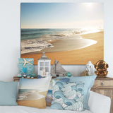 Wide Seashore with Crystal Waters