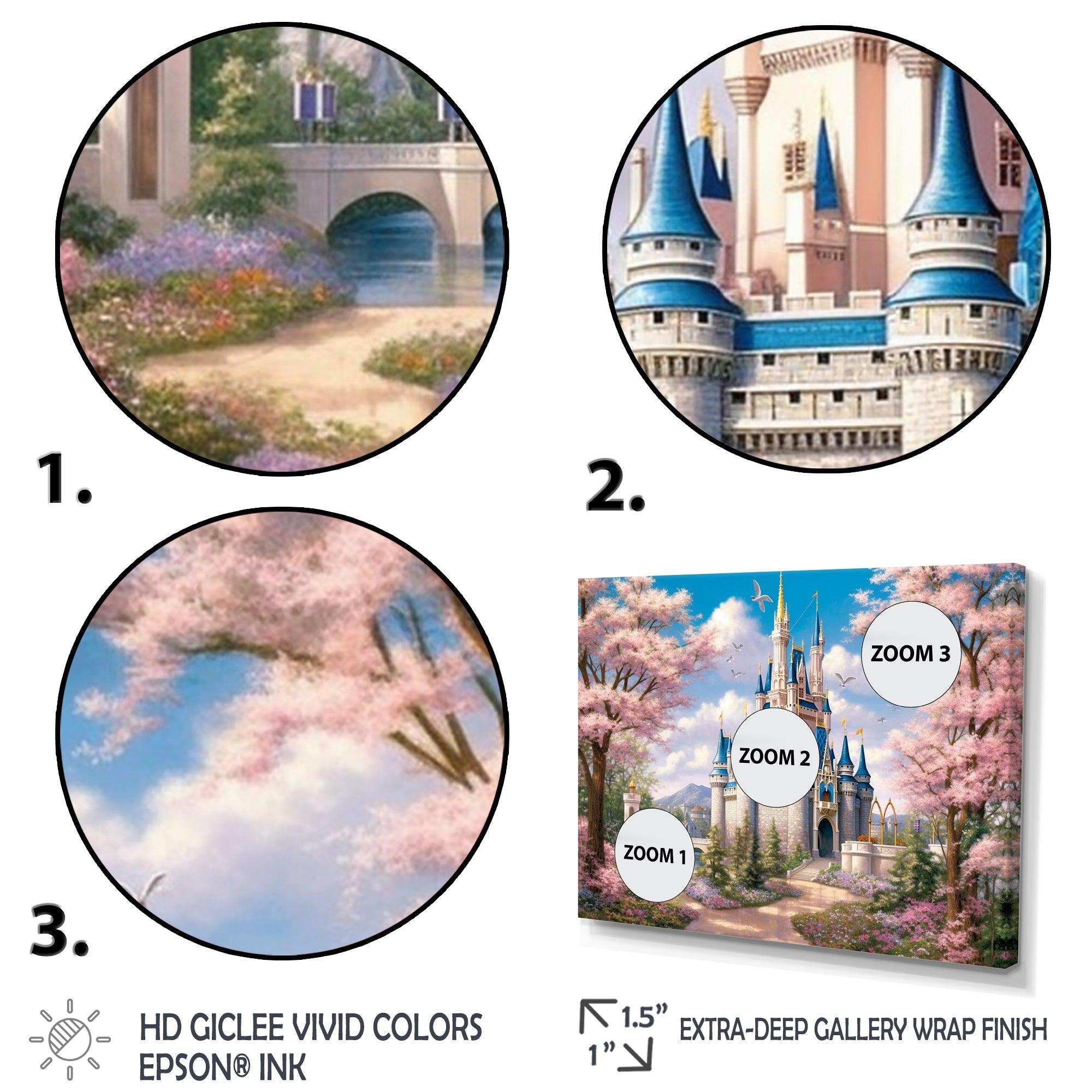 Enchantment Of Castles - Landscapes Canvas Wall Art