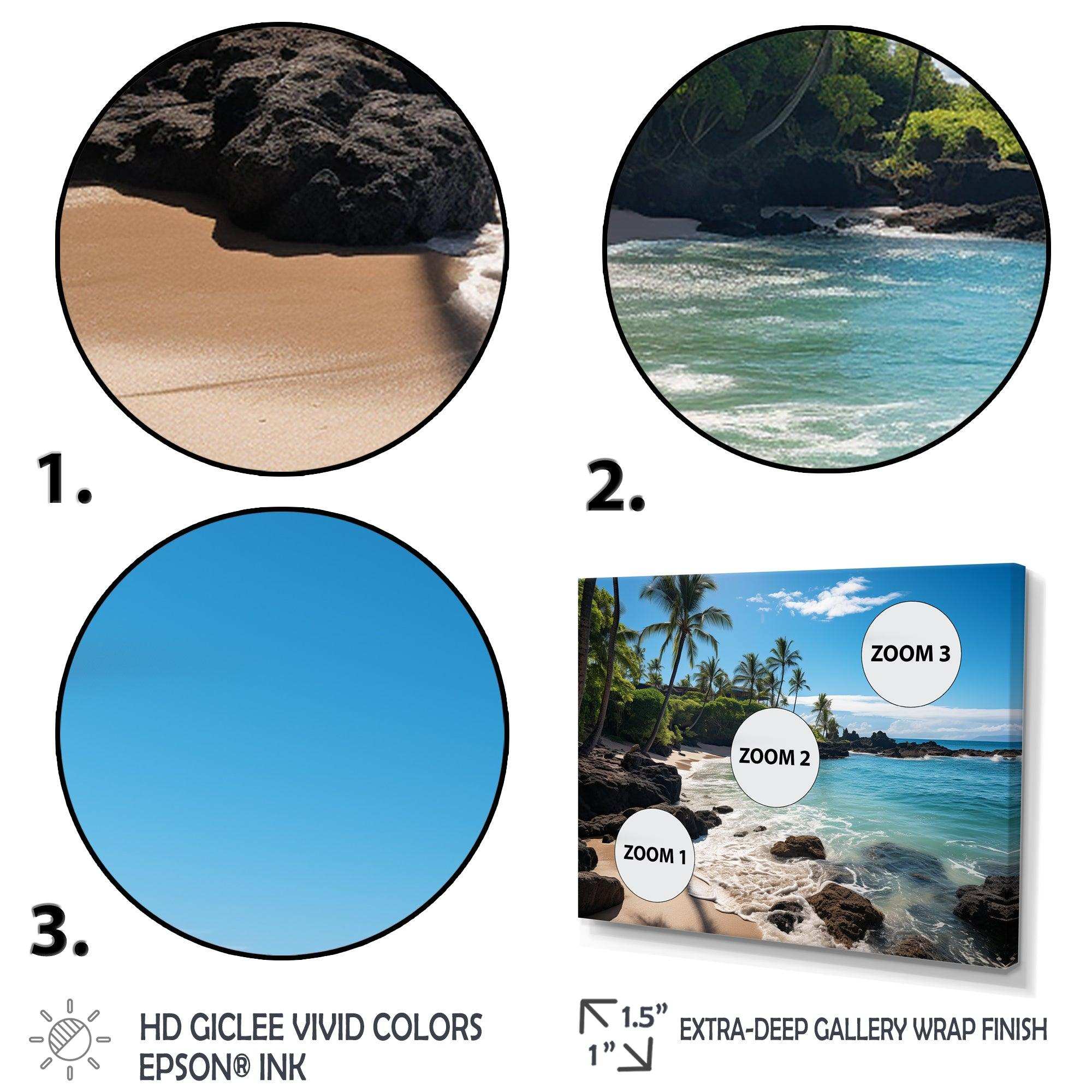 Maui Tropical Dreamscape II - Cityscapes Canvas Wall Art