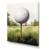 Minimalism Golf Ball I - Sports Canvas Wall Art