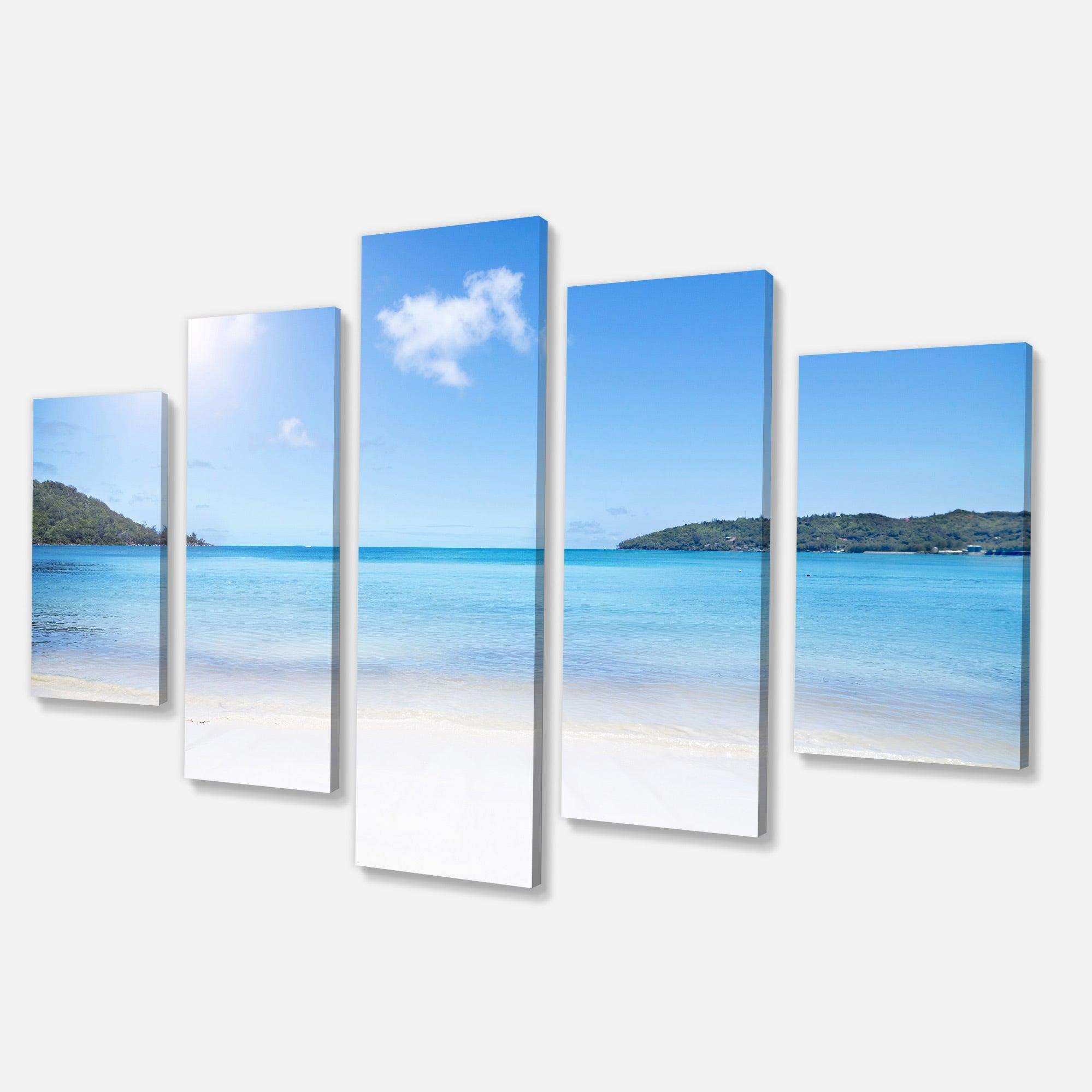 Calm Beach of Azure Indian Ocean Multi-Panels