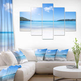 Calm Beach of Azure Indian Ocean Multi-Panels