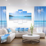 Calm Beach of Azure Indian Ocean Multi-Panels