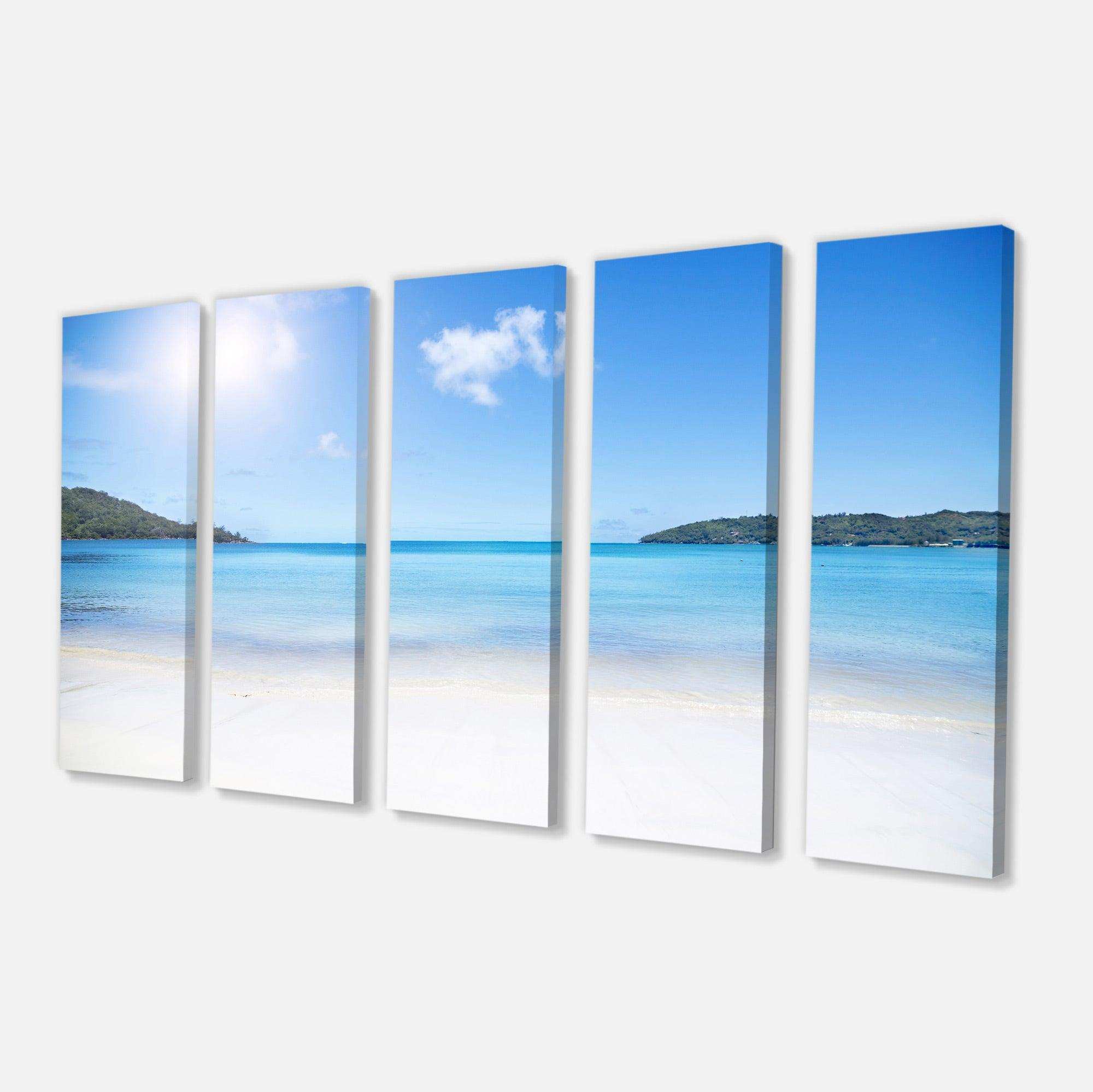 Calm Beach of Azure Indian Ocean Multi-Panels