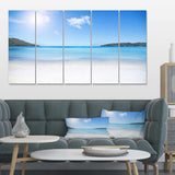 Calm Beach of Azure Indian Ocean Multi-Panels
