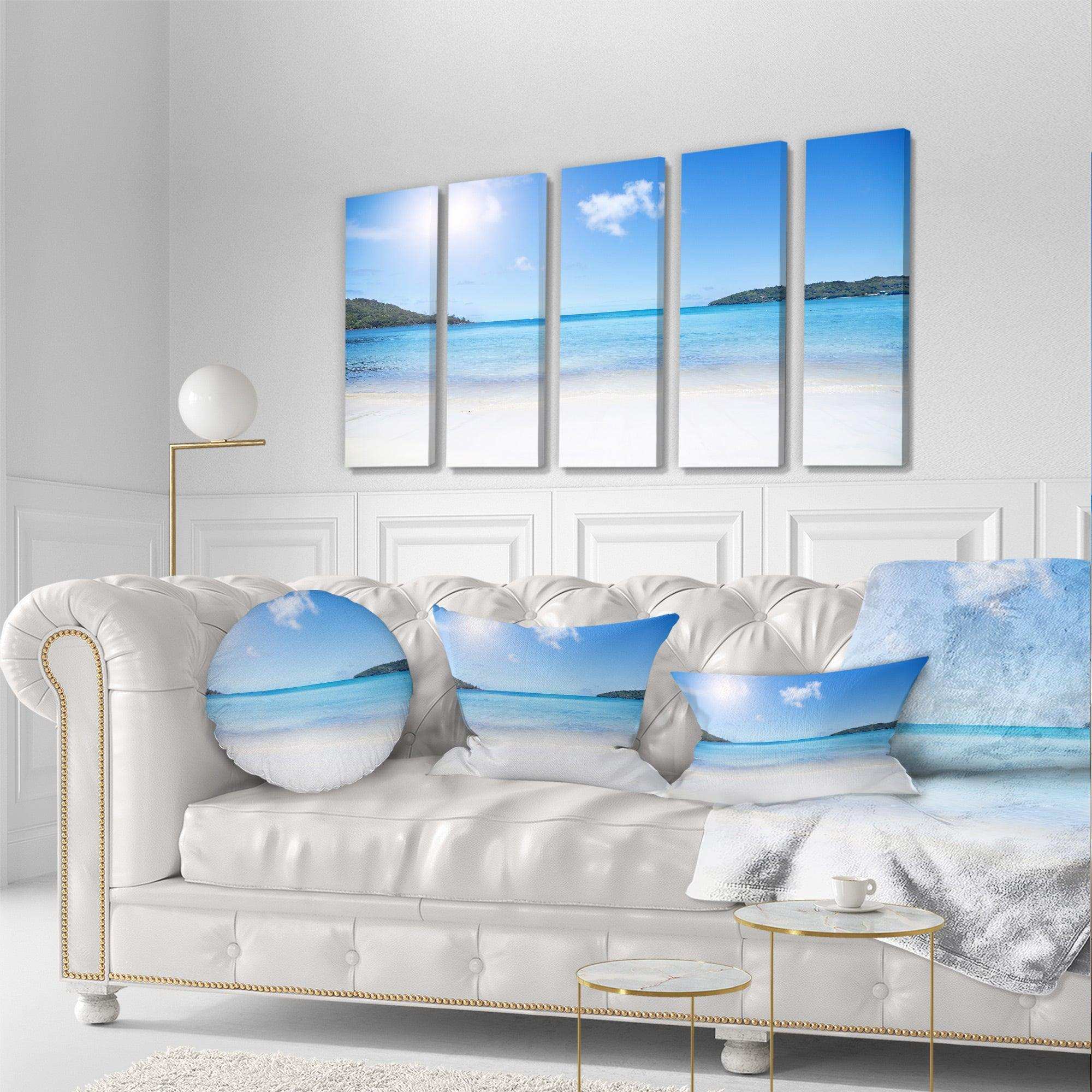 Calm Beach of Azure Indian Ocean Multi-Panels