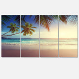 Typical Sunset on Seychelles Beach Multi-Panels