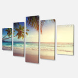Typical Sunset on Seychelles Beach Multi-Panels