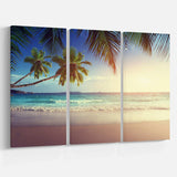 Typical Sunset on Seychelles Beach Multi-Panels
