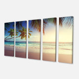 Typical Sunset on Seychelles Beach Multi-Panels