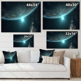 Sunrise in Earth from Space