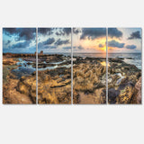 Rocky African Seashore Panorama Multi-Panels