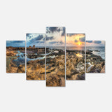 Rocky African Seashore Panorama Multi-Panels