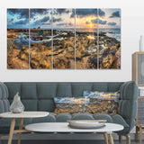 Rocky African Seashore Panorama Multi-Panels