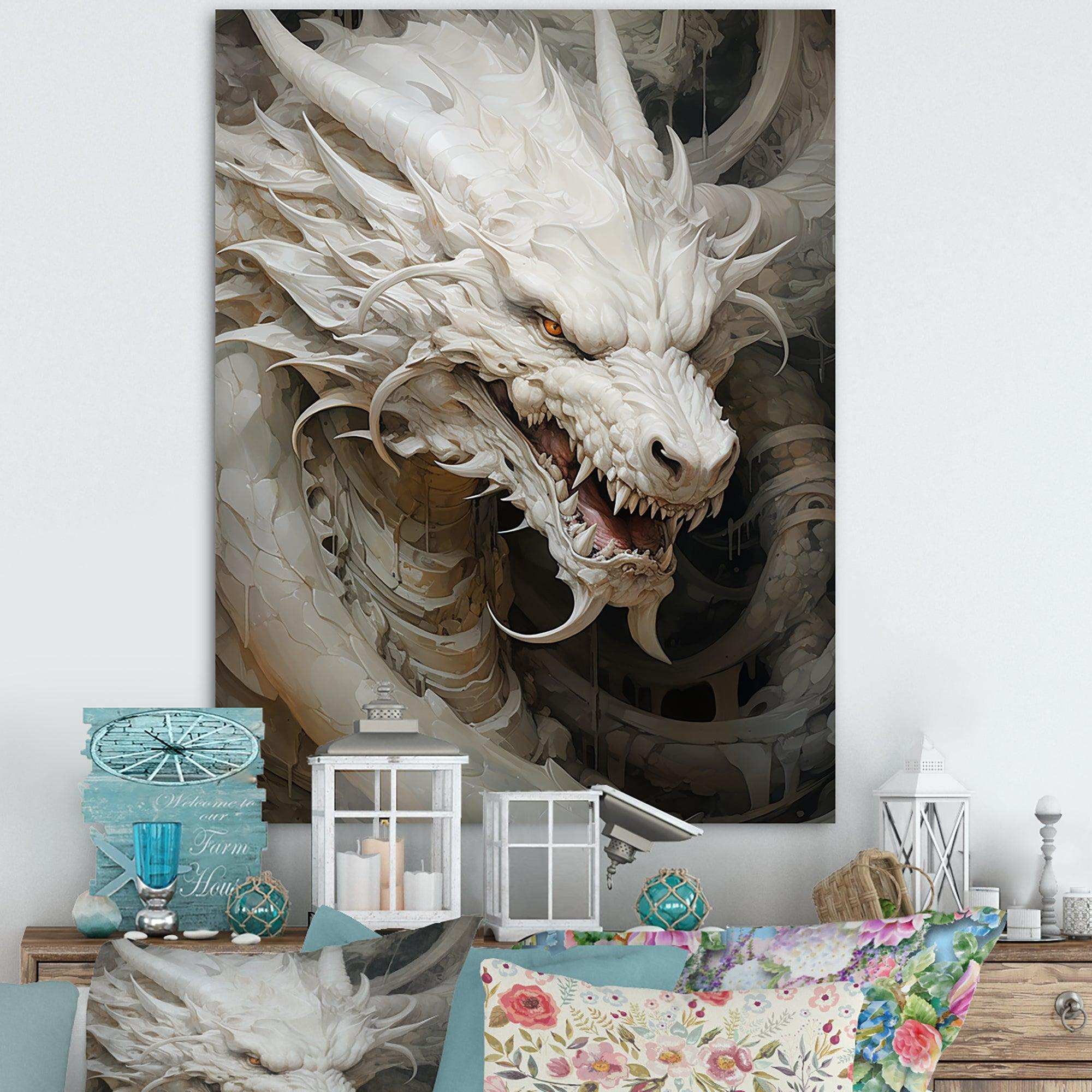 Dragon S Enchanted Realm I - Abstract Canvas Wall Art