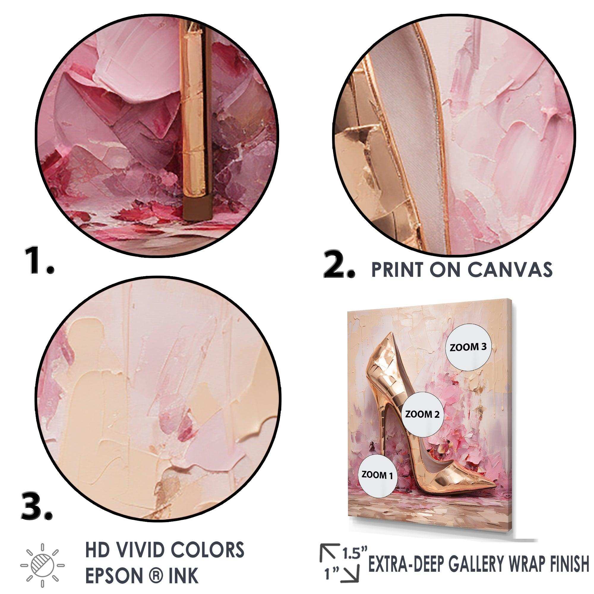 Fashion Chic High Heel - Fashion Canvas Wall Art