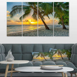 Beach in Caribbean Island of Barbados Multi-Panels