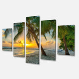Beach in Caribbean Island of Barbados Multi-Panels