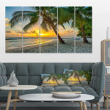Beach in Caribbean Island of Barbados Multi-Panels