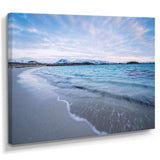 Waves Splashing the Calm Seashore