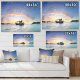 Fishing Boat at Phuket Sunrise Beach