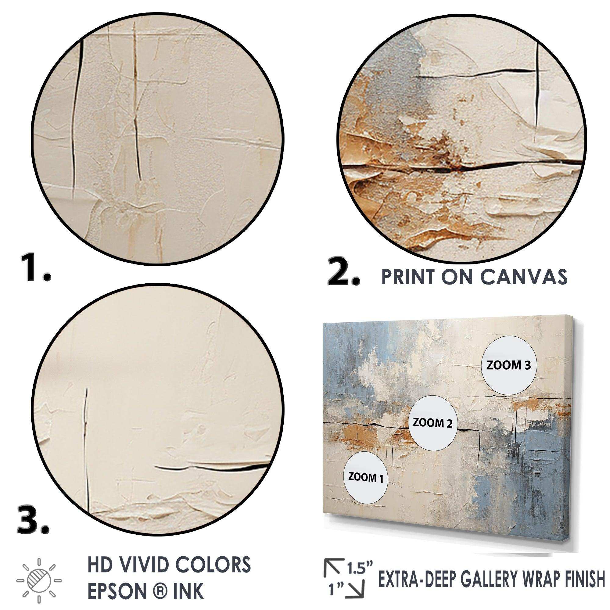 Minimalism Modern Scandinavian Serenity Art I - Landscapes Canvas Wall Art