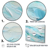 Ocean Charm Liquid Art - Coastal Canvas Wall Art