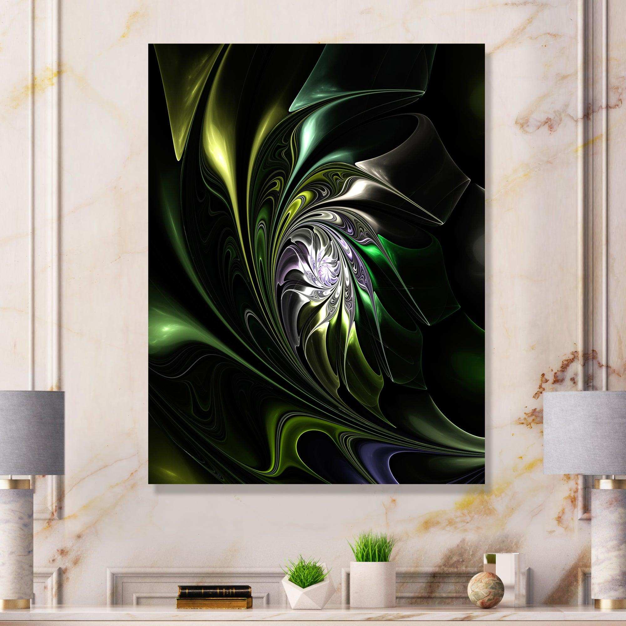 Multi Colored Green Stained Glass