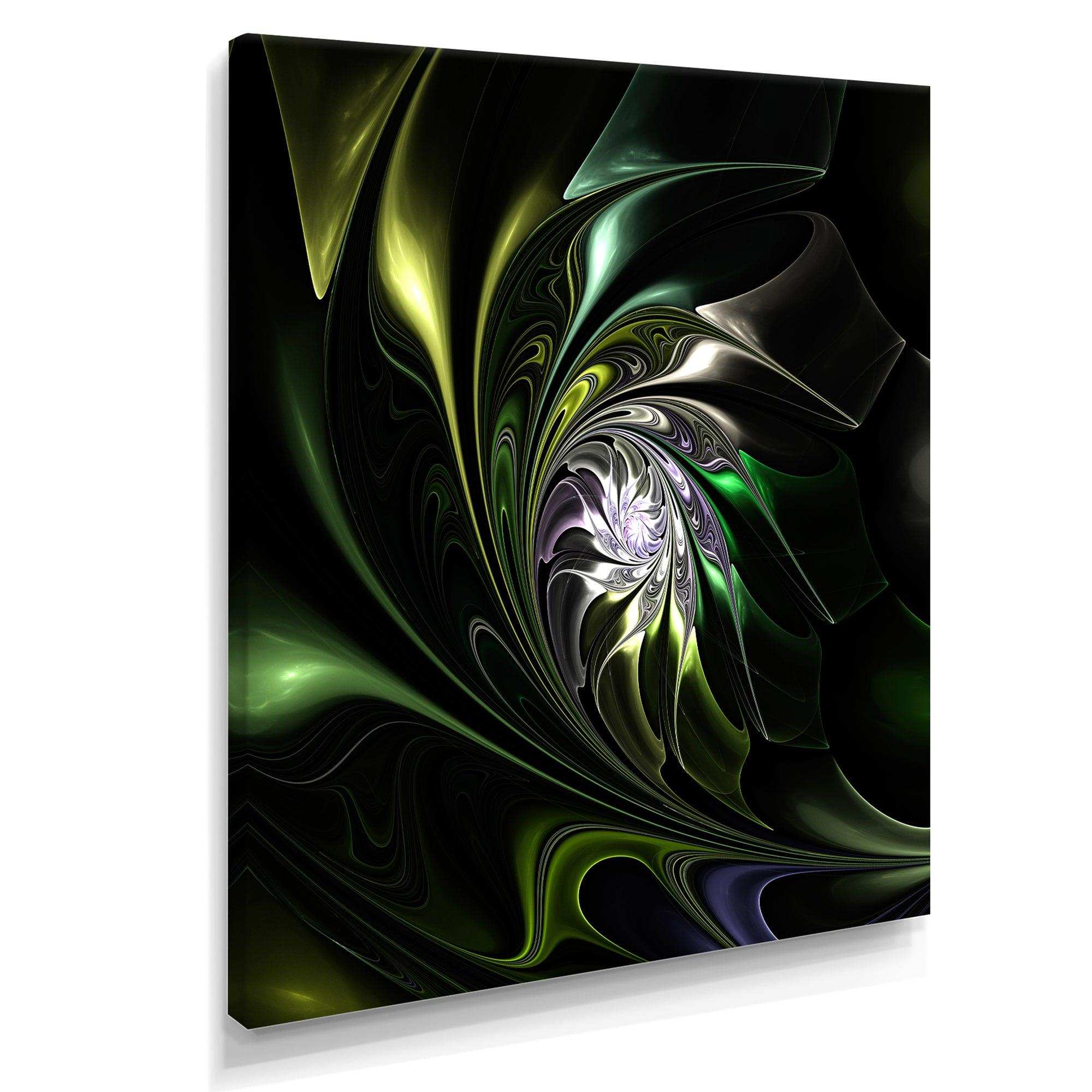 Multi Colored Green Stained Glass