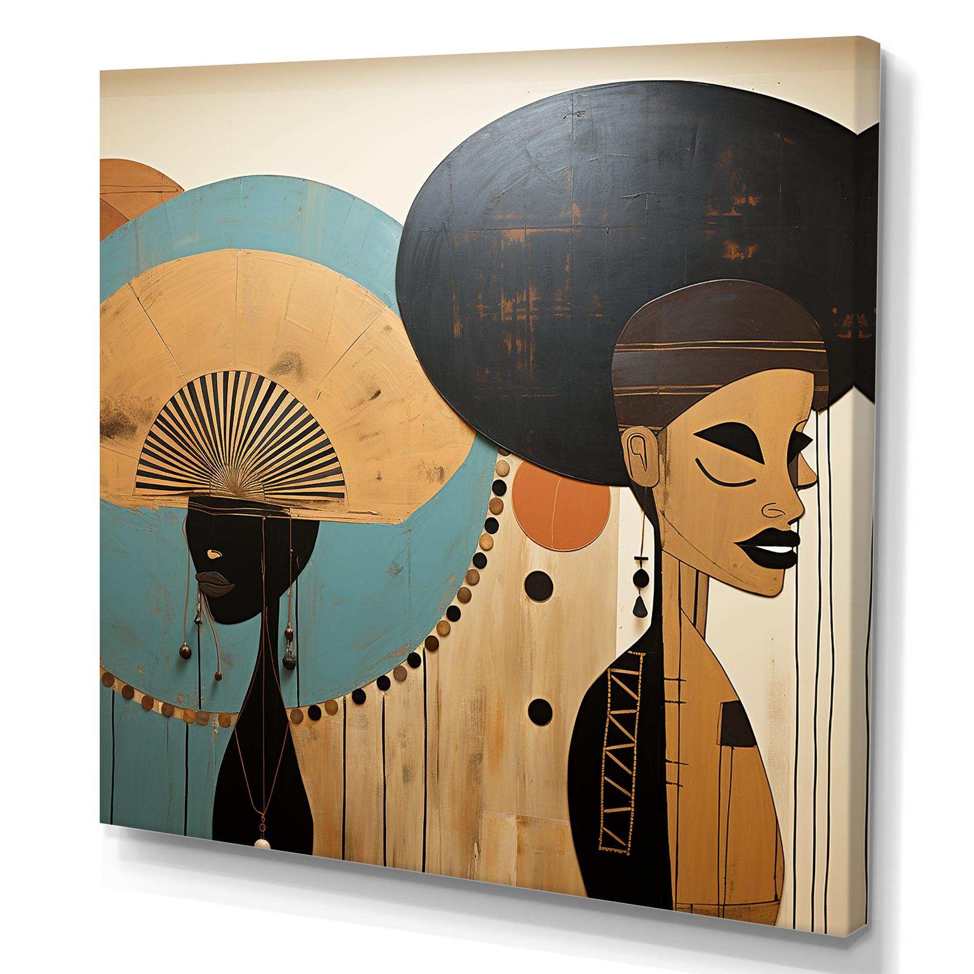 Portait Harlem Renaissance I - People Canvas Wall Art