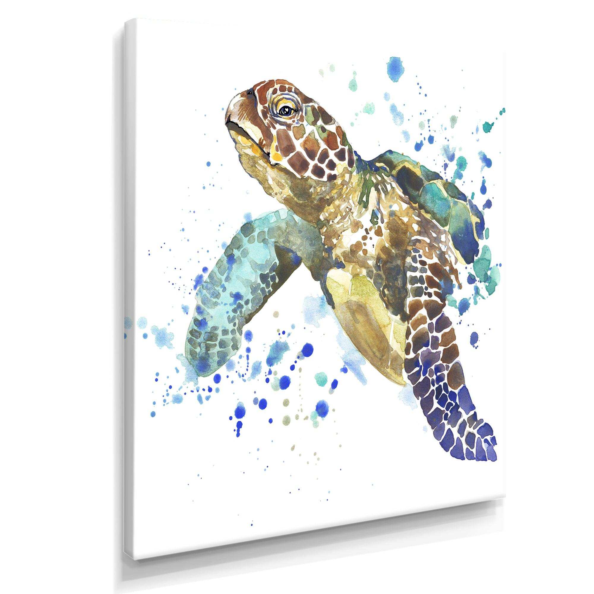 Blue Sea Turtle