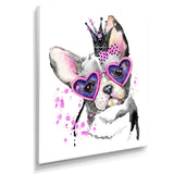 Sweet Funny Dog with Glasses