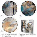 Abstract shapes and infinity lines  II - Abstract Canvas Wall Art