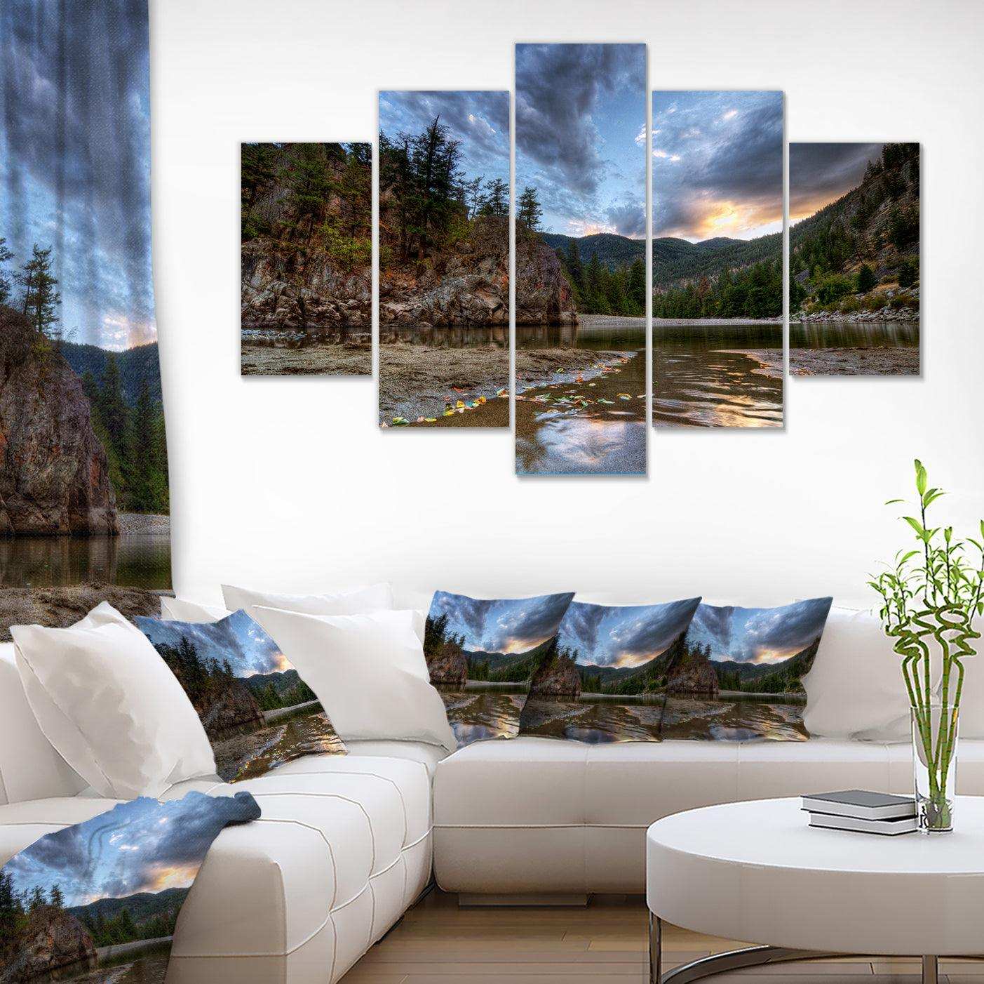 Peaceful Evening at Mountain Creek Multi-Panels