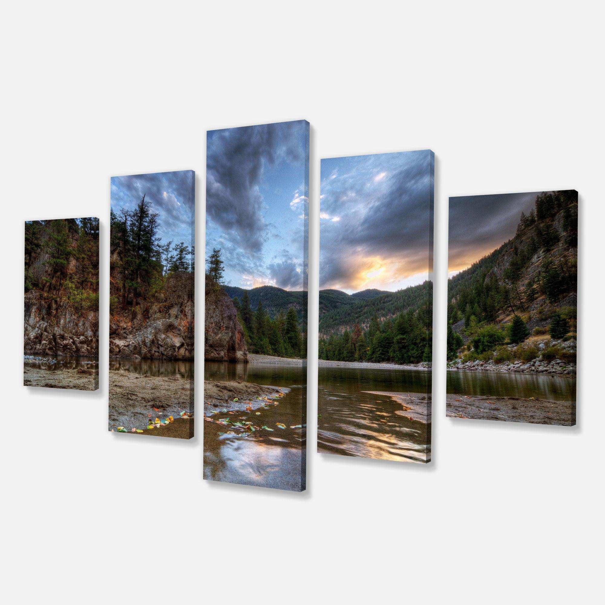 Peaceful Evening at Mountain Creek Multi-Panels