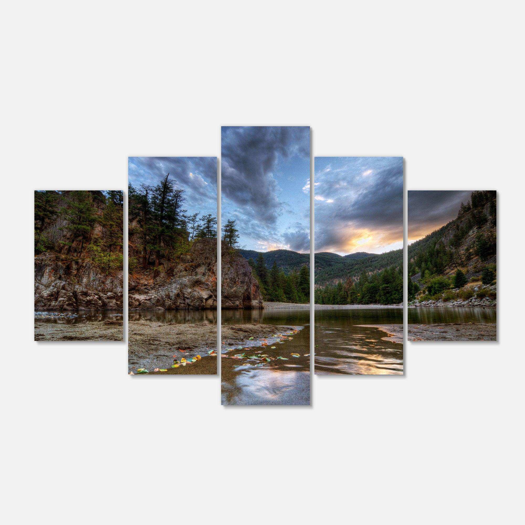 Peaceful Evening at Mountain Creek Multi-Panels